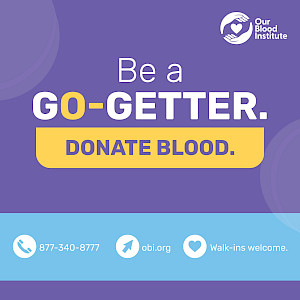 A graphic asking for O Negative blood donors